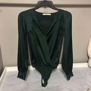 green bodysuit